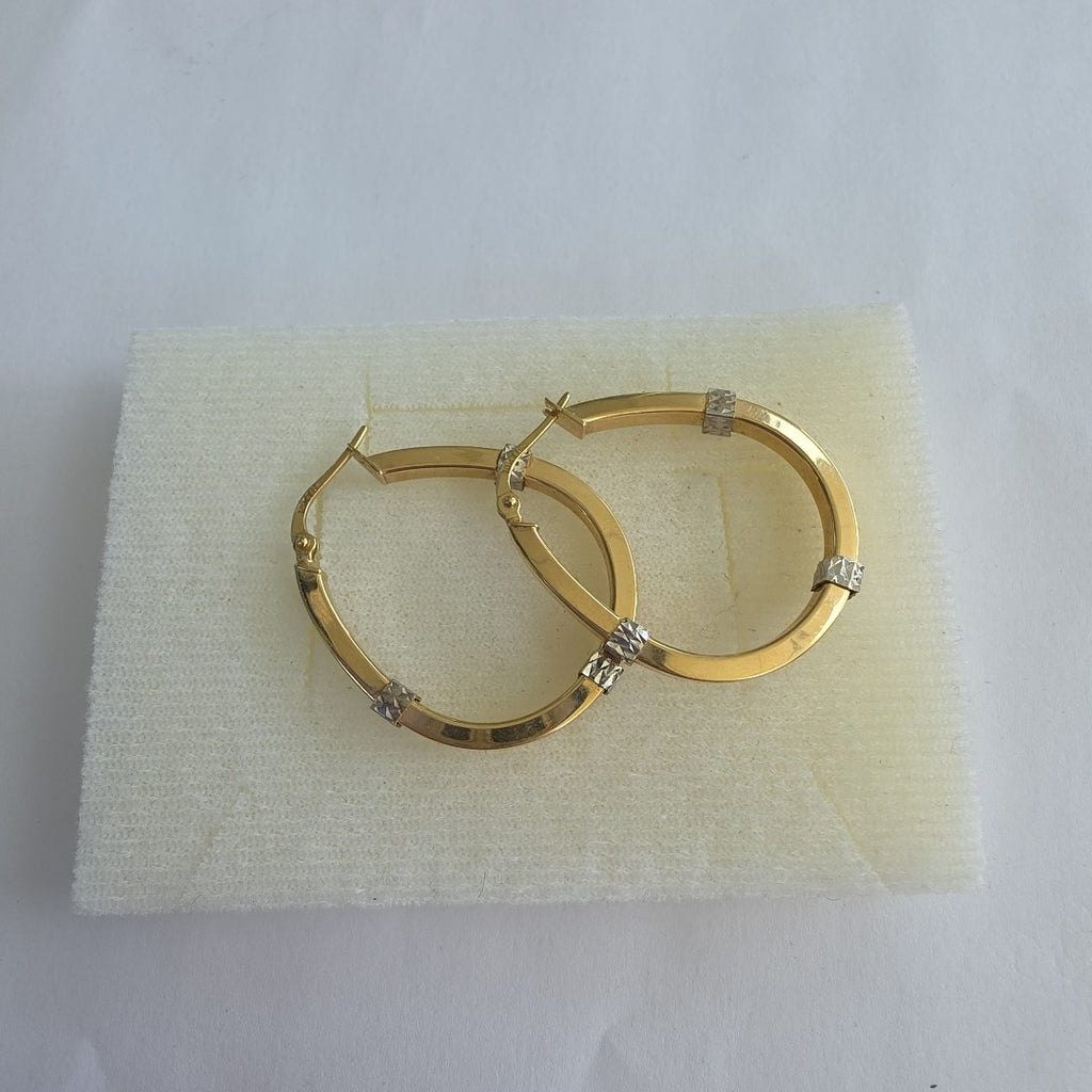 ARRACADAS PAR ORO 10 K 2.3 GRMS (SEMINUEVO)