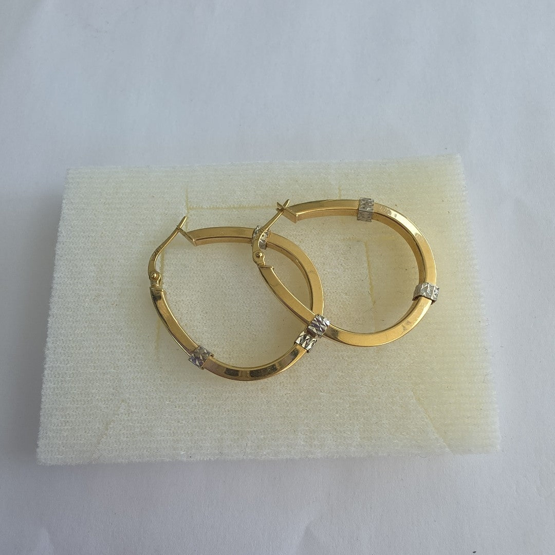 ARRACADAS PAR ORO 10 K 2.3 GRMS (SEMINUEVO)