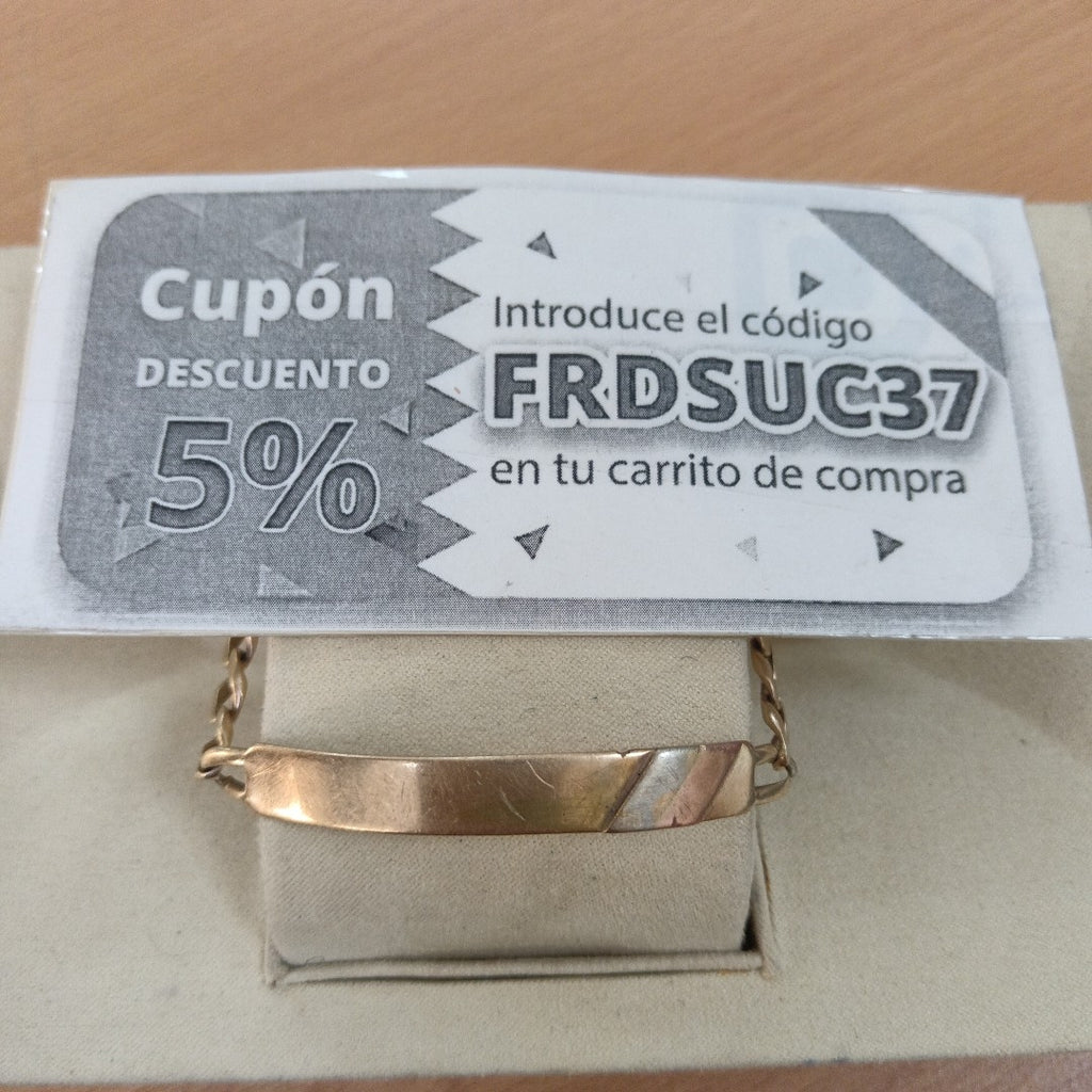 ESCLAVA ORO,OTROS METALES 8 K 13,40 GRMS (SEMINUEVO)
