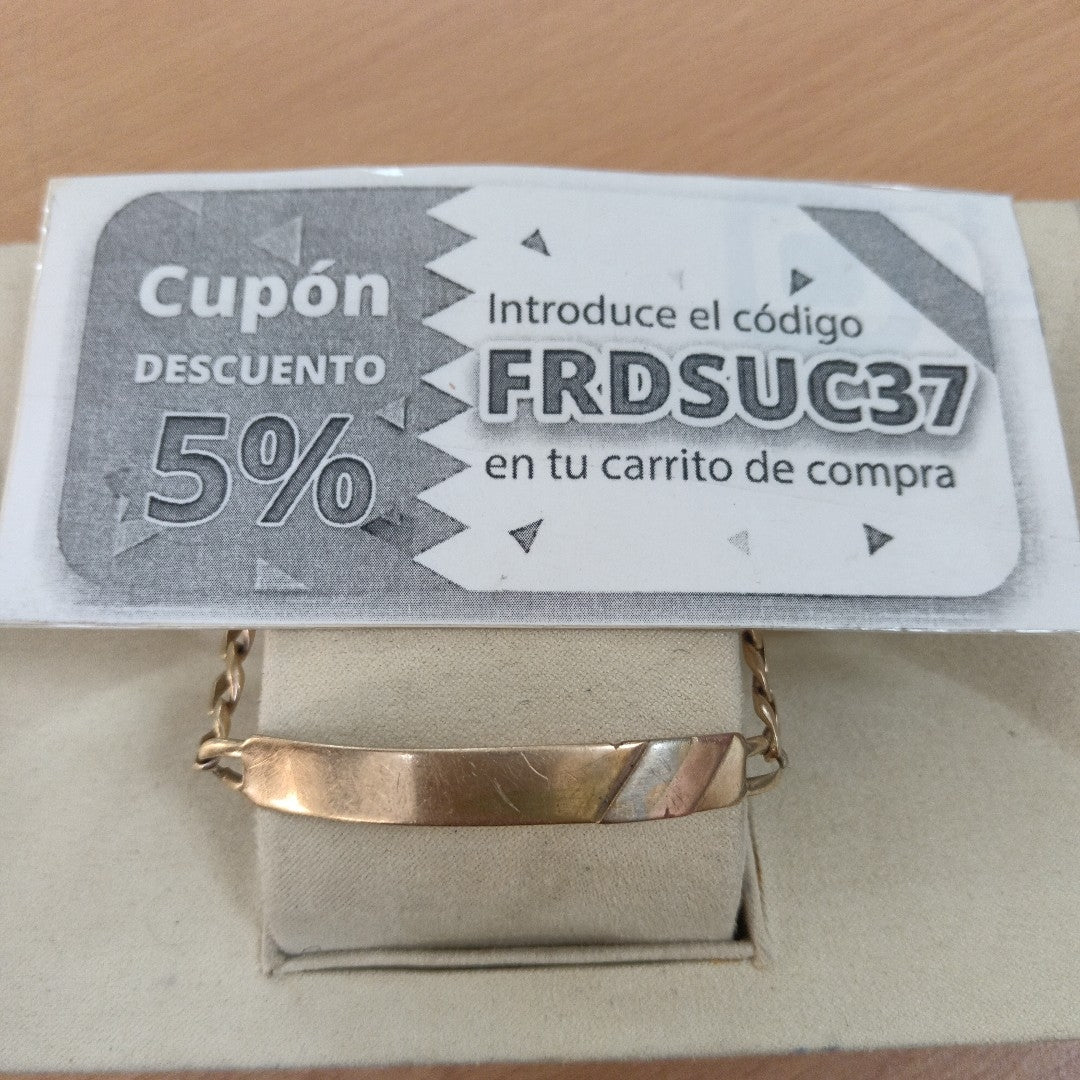 ESCLAVA ORO,OTROS METALES 8 K 13,40 GRMS (SEMINUEVO)