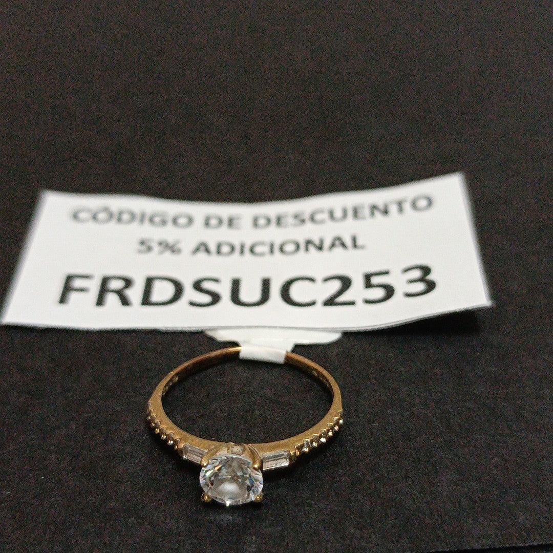 SOLITARIO ORO 10 K 1.4 GRMS (SEMINUEVO)