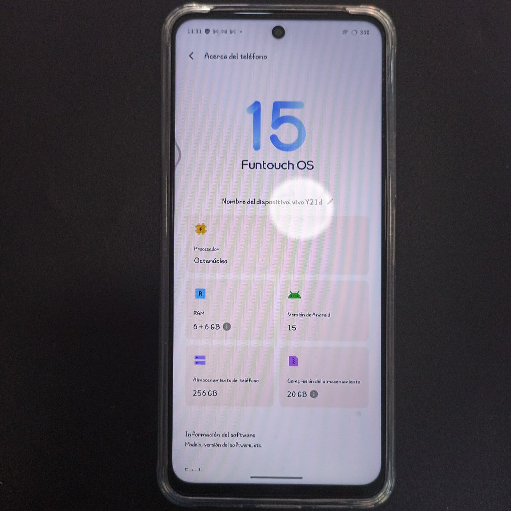 CELULAR VIVO Y21D V2520 (2025) 256 GB 6 GB RAM (SEMINUEVO)
