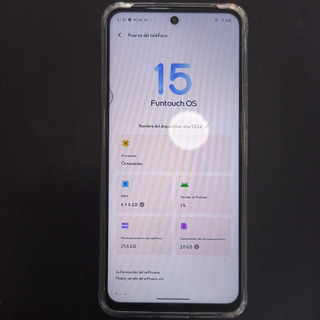 CELULAR VIVO Y21D V2520 (2025) 256 GB 6 GB RAM (SEMINUEVO)