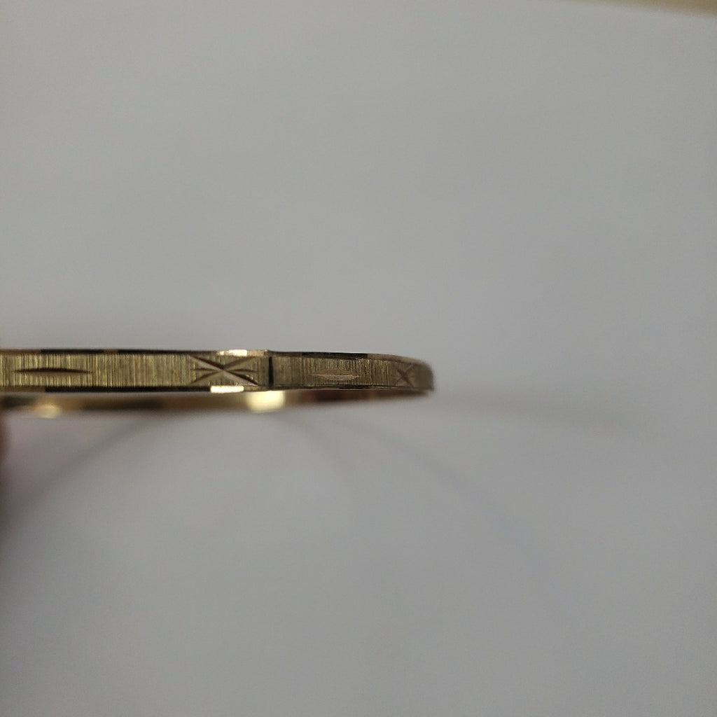 PULSERA RIGIDA ORO 10 K 3.9 GRMS (SEMINUEVO)
