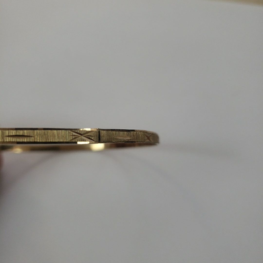 PULSERA RIGIDA ORO 10 K 3.9 GRMS (SEMINUEVO)