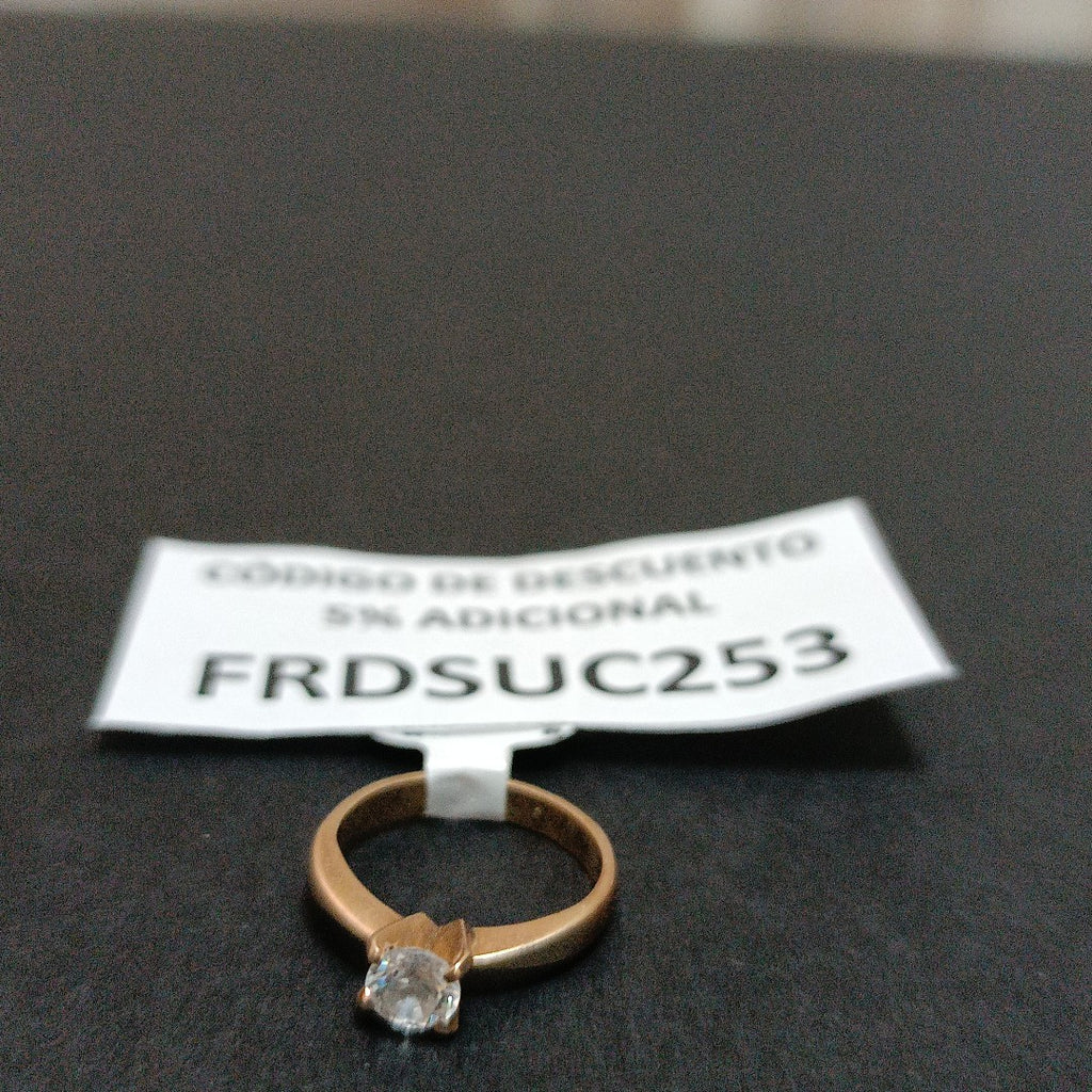 SOLITARIO ORO 14 K 2,70 GRMS (SEMINUEVO)