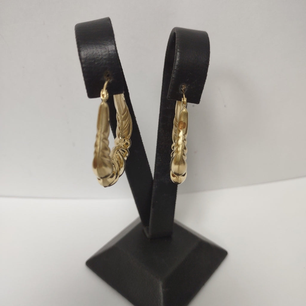 ARRACADAS PAR ORO 14 K 5.5 GRMS (SEMINUEVO)