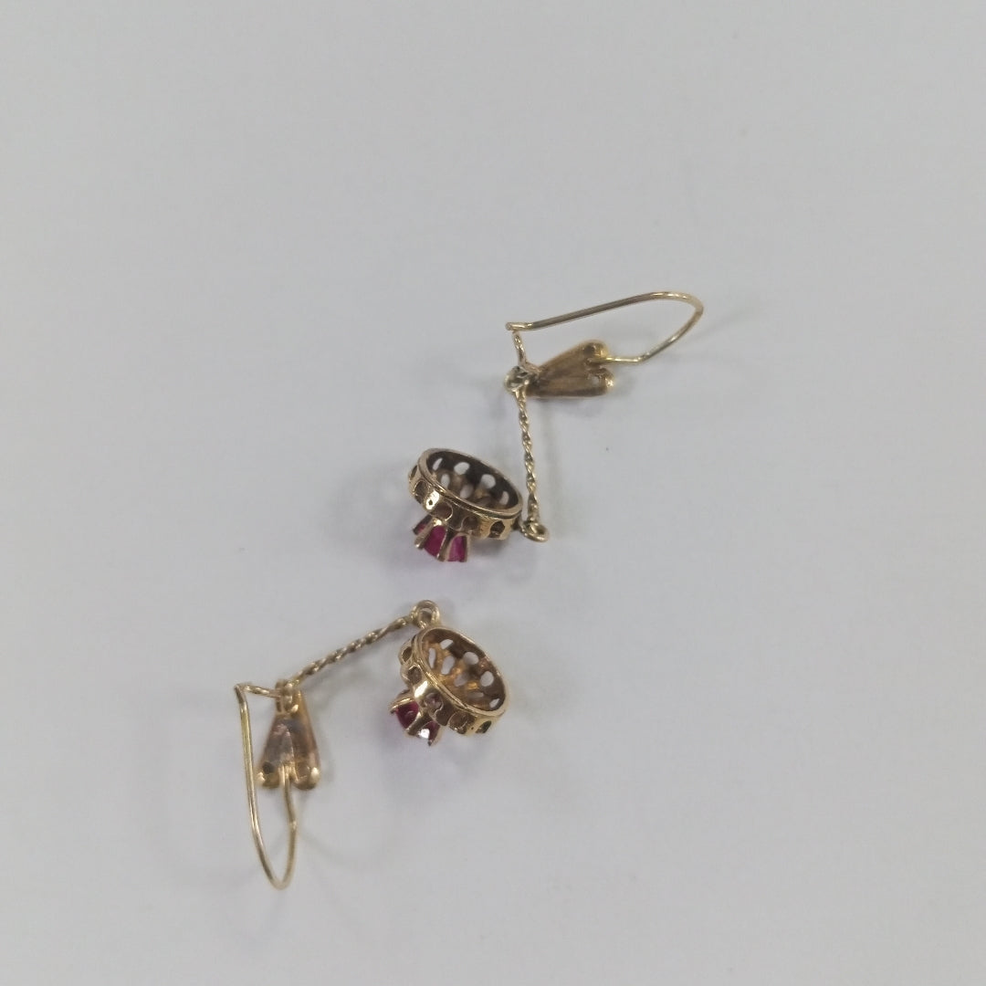 ARETES PAR ORO 8 K 2,10 GRMS (SEMINUEVO)