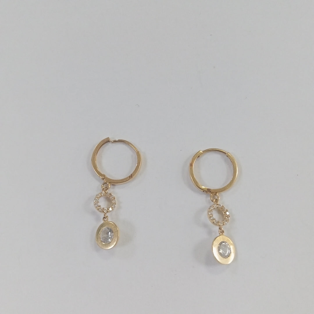 ARETES PAR ORO 10 K 2,20 GRMS (SEMINUEVO)