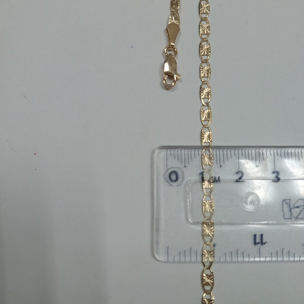 PULSERAS GUCHI ORO 14K 18 CM 2.9 GR (NUEVO)