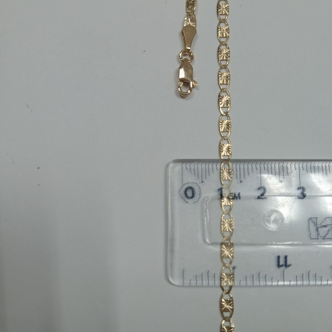 PULSERAS GUCHI ORO 14K 18 CM 2.9 GR (NUEVO)