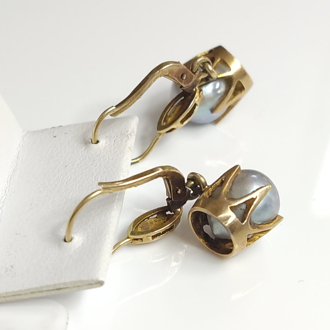 ARETES PAR ORO 10 K 3.9 GRMS (SEMINUEVO)