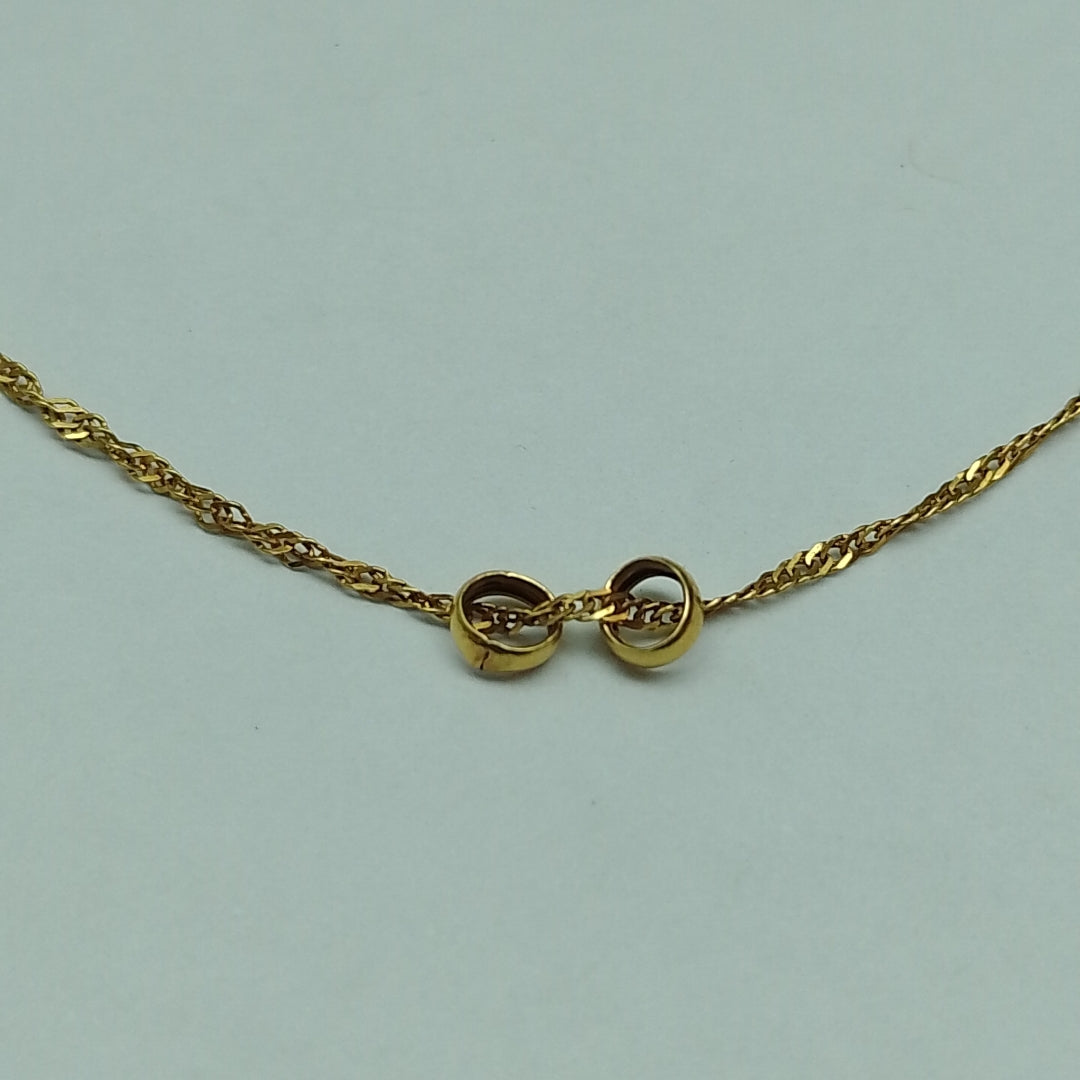CADENA ORO 10 K 0.9 GRMS (SEMINUEVO)