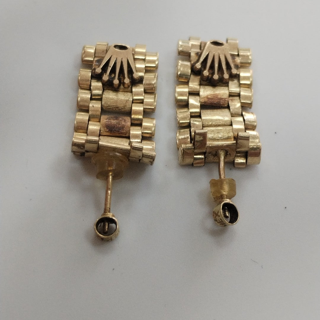 ARETES PAR ORO 14 K 3.9 GRMS (SEMINUEVO)