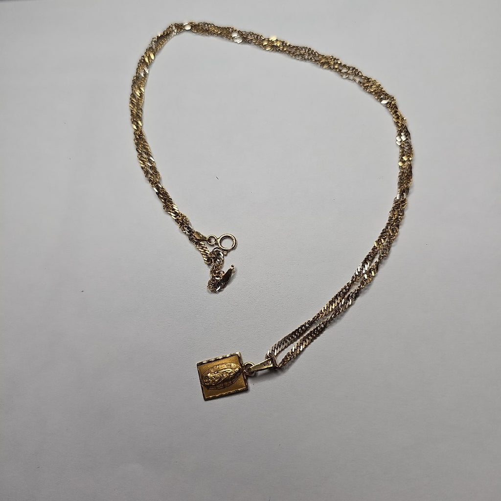 CADENA, DIJE ORO 14 K 5 GRMS (SEMINUEVO)