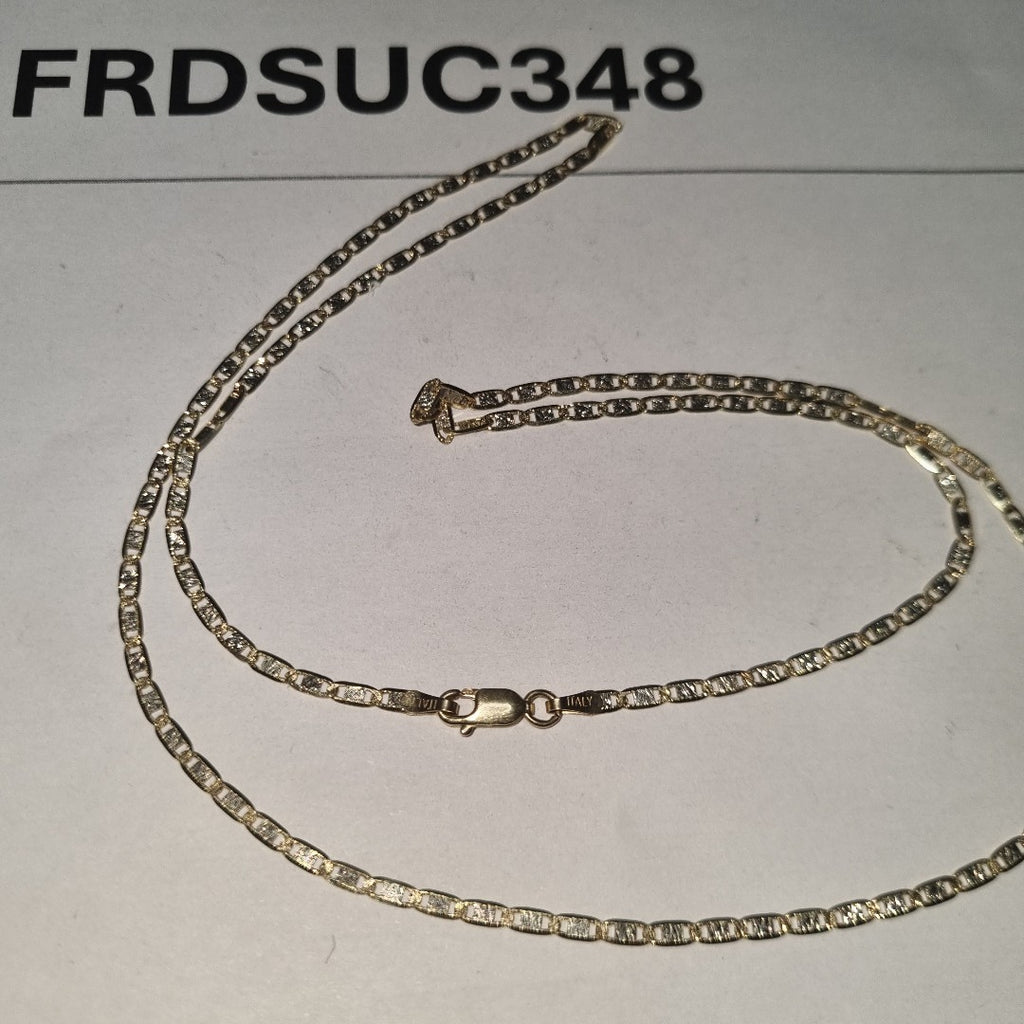 CADENA ORO COMBINADO 14 K 5.9 GRMS (SEMINUEVO)