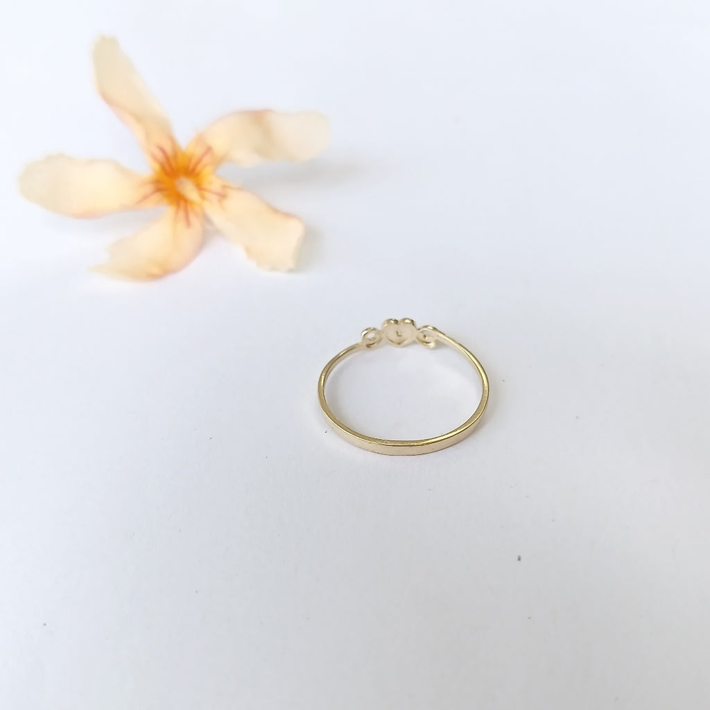 ANILLOS FIG CORAZON ORO 10K TALLA 8 0.9 GR (NUEVO)