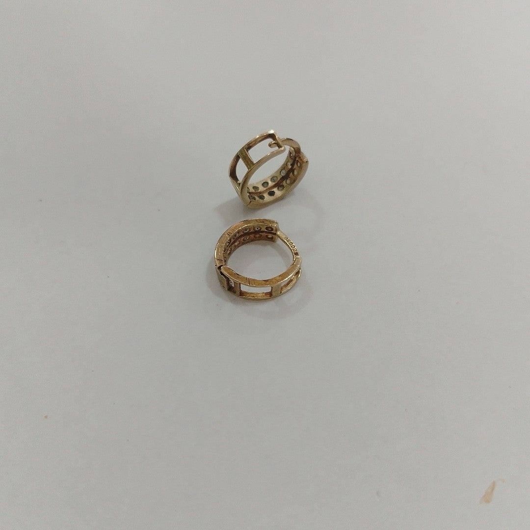 ARRACADAS PAR ORO 10 K 1.4 GRMS (SEMINUEVO)