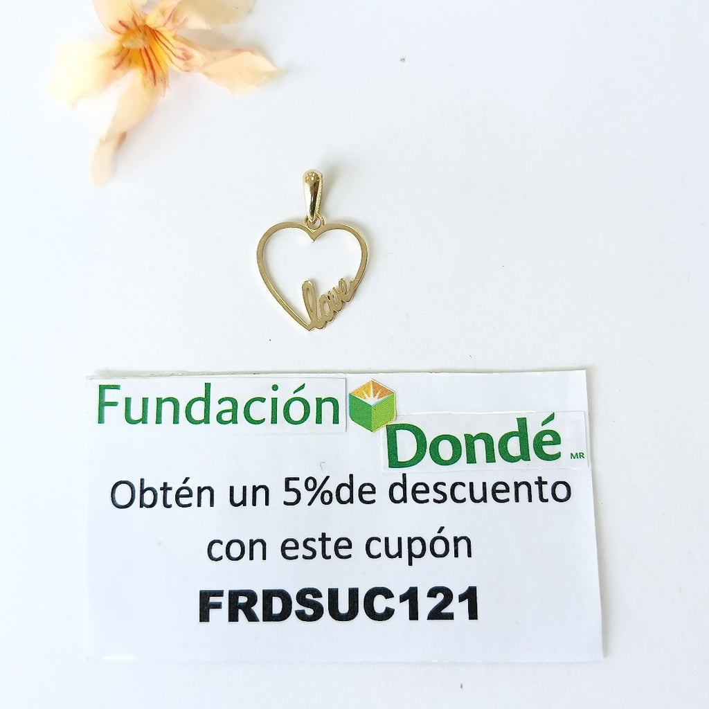 DIJES CORAZON ORO 10K 0.8 GR (NUEVO)