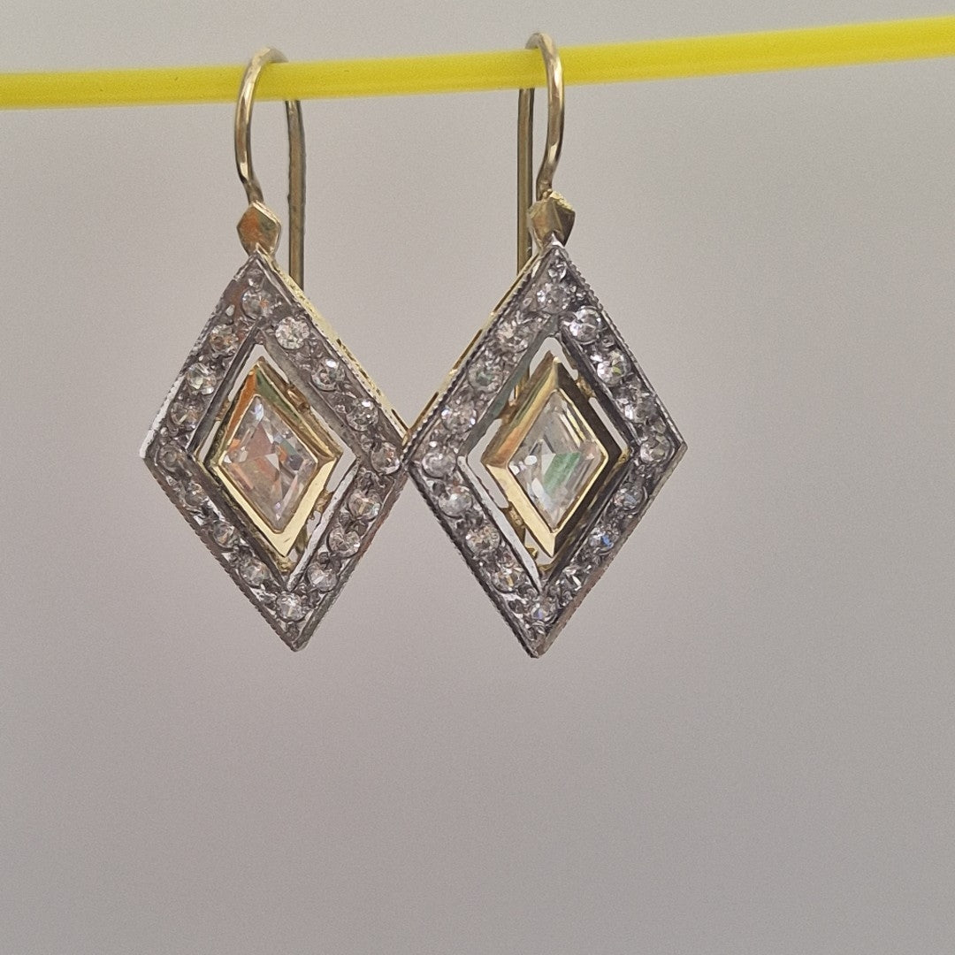 ARETES PAR ORO 14 K 5,20 GRMS (SEMINUEVO)