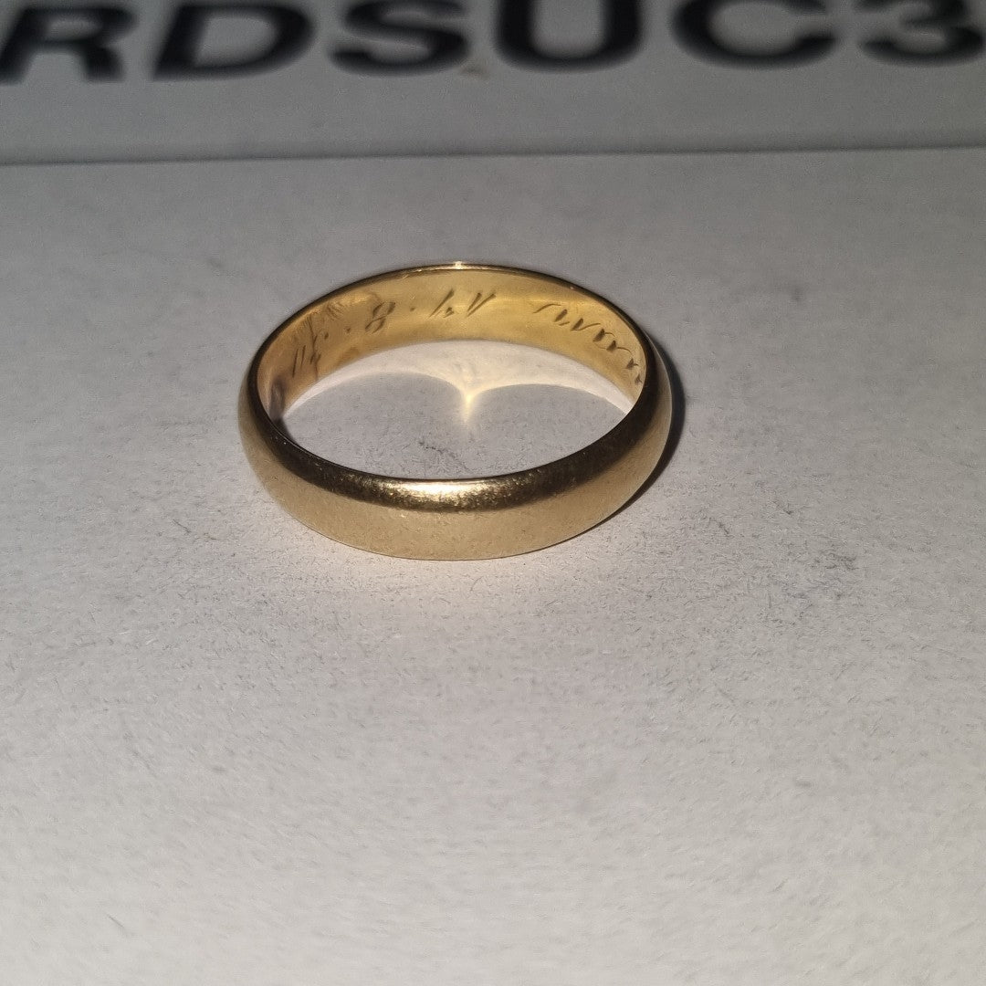 ARGOLLA ORO 18 K 3.8 GRMS (SEMINUEVO)