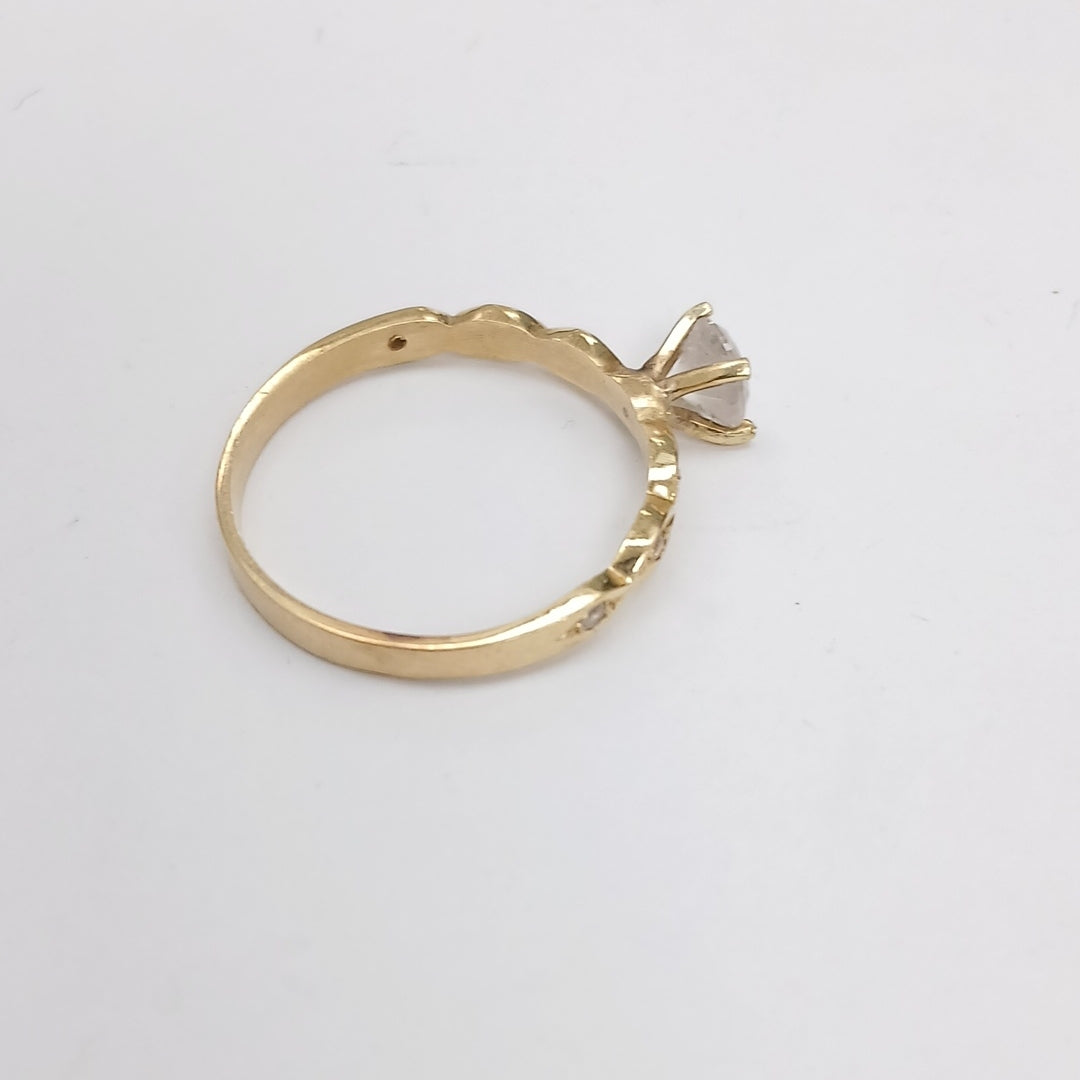 SOLITARIO ORO 14 K 2.4 GRMS (SEMINUEVO)
