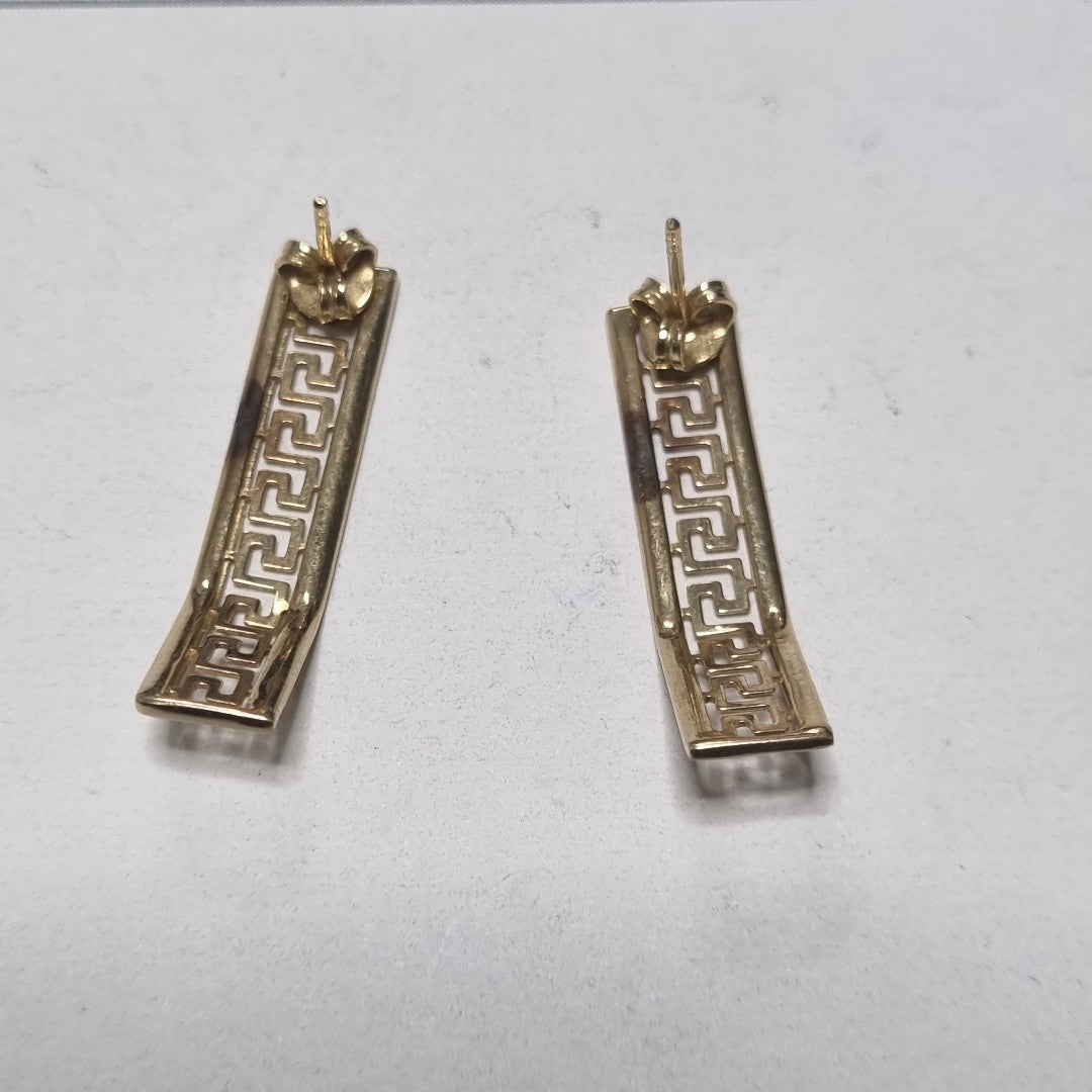 ARETES PAR ORO 14 K 2.9 GRMS (SEMINUEVO)