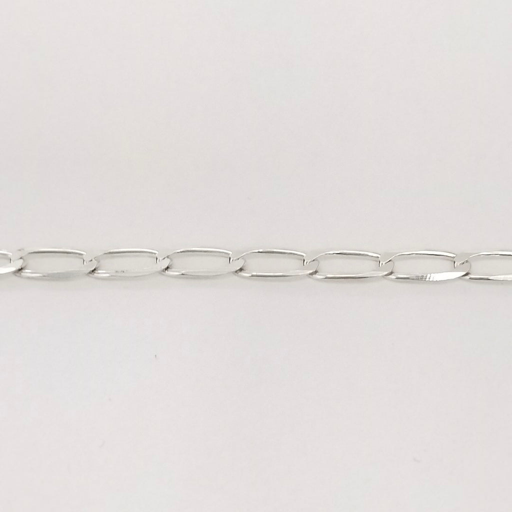 CADENA TEJIDO ESLABONES PLATA .925 55 CM 9.9 GR (NUEVO)