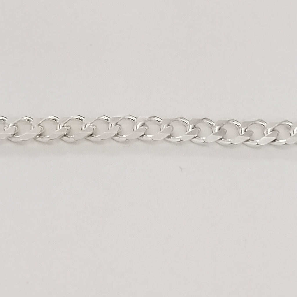 CADENA TEJIDO BARBADO PLATA .925 55 CM 12.9 GR (NUEVO)