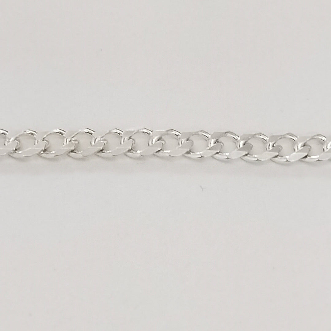 CADENA TEJIDO BARBADO PLATA .925 55 CM 12.9 GR (NUEVO)