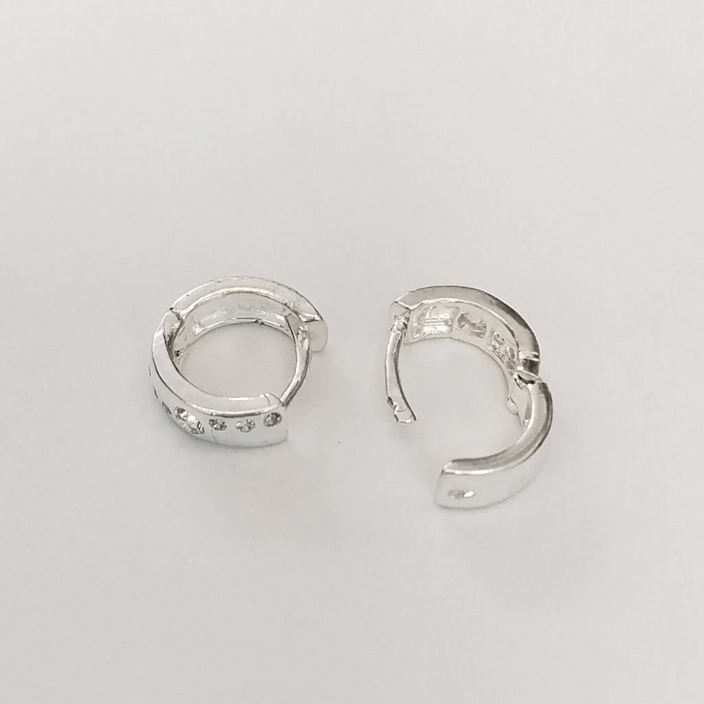 ARRACADAS C/CIRCONIAS PLATA .925 2.5 GR (NUEVO)