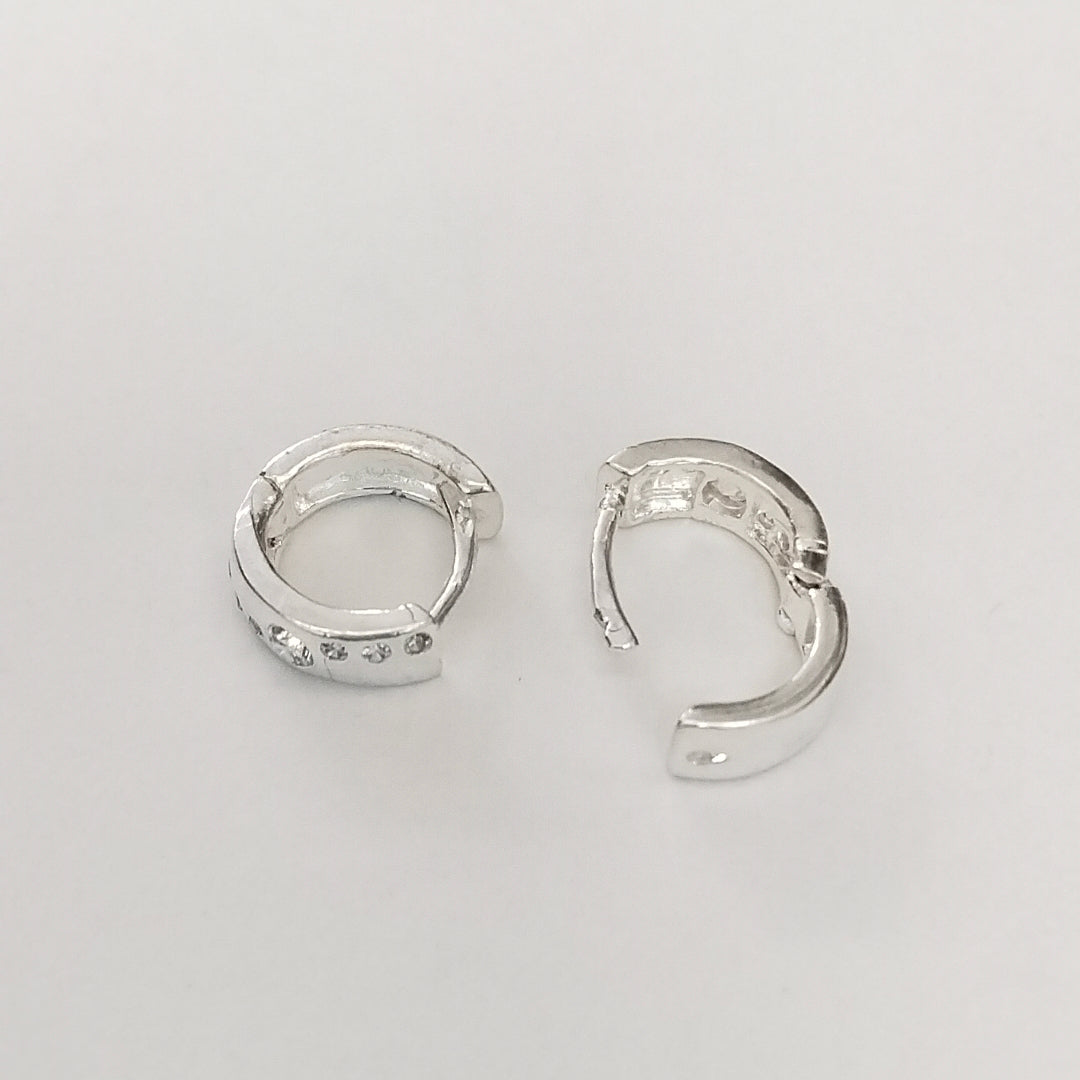 ARRACADAS C/CIRCONIAS PLATA .925 2.5 GR (NUEVO)