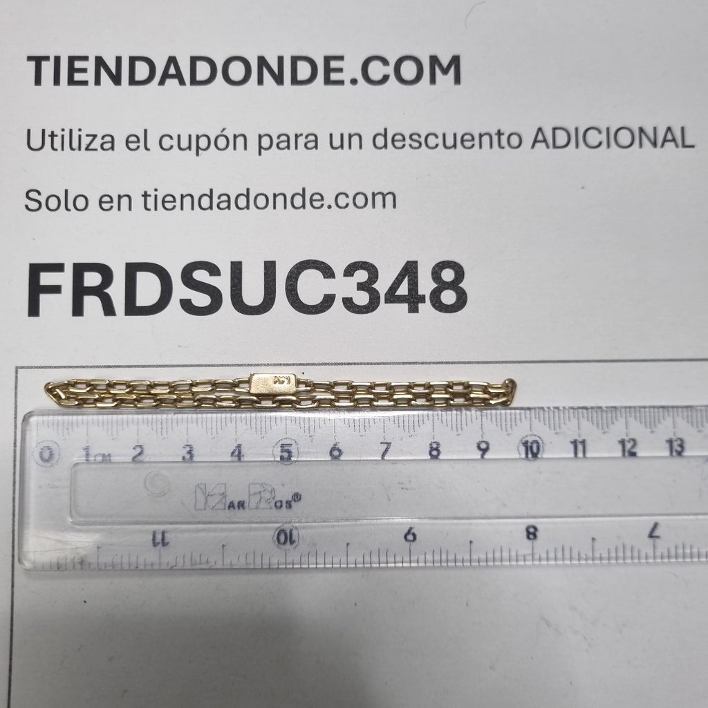 PULSERA ORO 14 K 7,30 GRMS (SEMINUEVO)