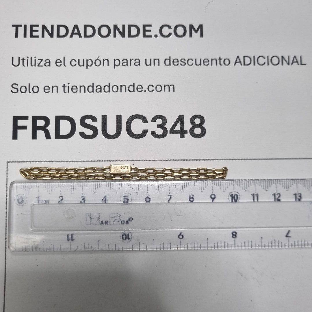 PULSERA ORO 14 K 7,30 GRMS (SEMINUEVO)