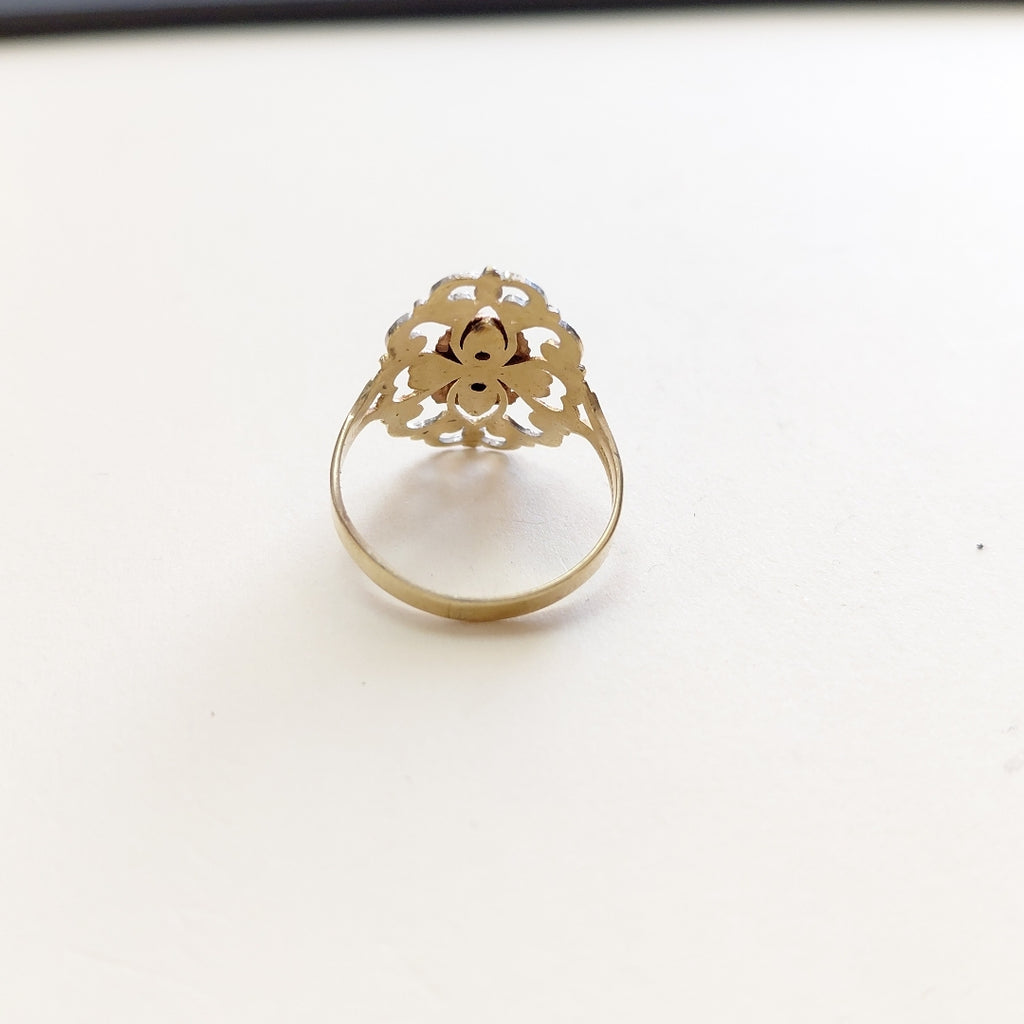 ANILLITO ORO COMBINADO 10 K 2,10 GRMS (SEMINUEVO)