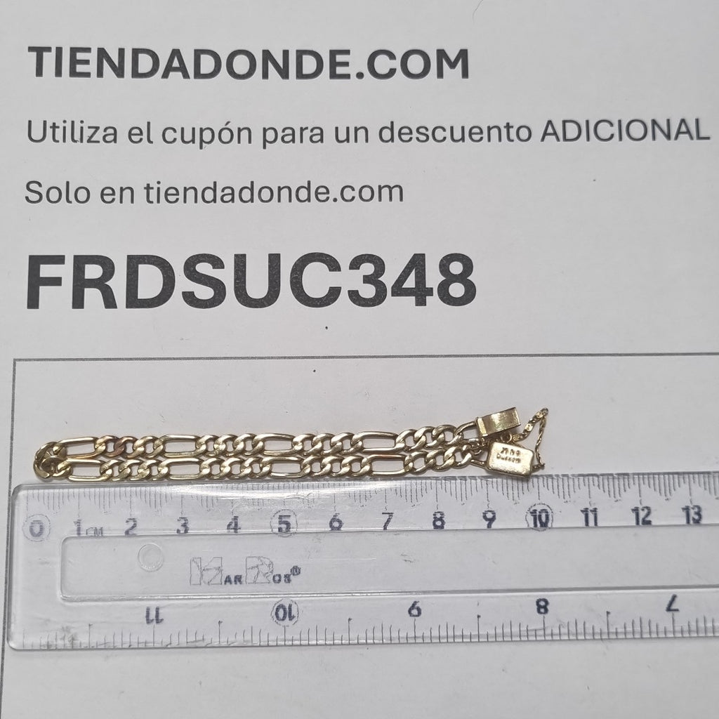 PULSERA ORO 14 K 6,40 GRMS (SEMINUEVO)