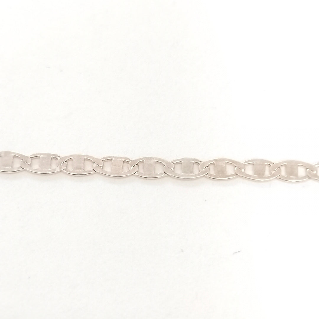 CADENA TEJIDO ESPEJO PLATA .925 55 CM 3.9 GR (NUEVO)
