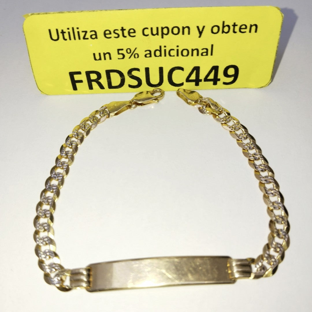 ESCLAVA ORO, RODIADO 14 K 9.6 GRMS (SEMINUEVO)