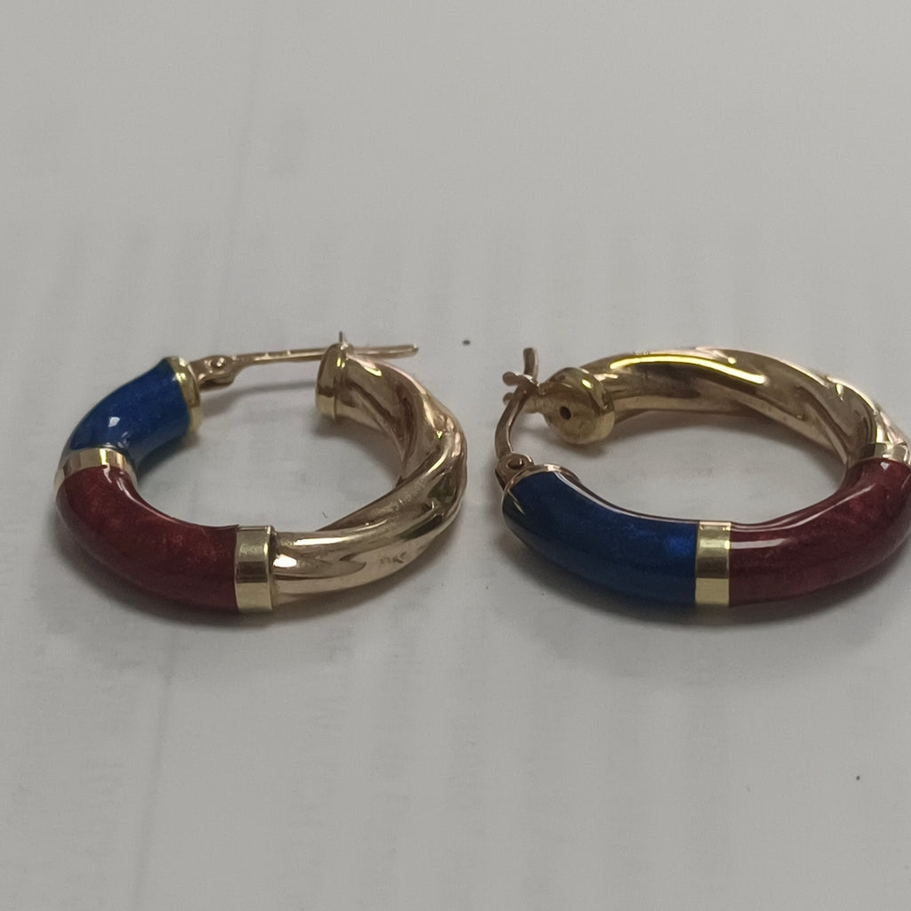 ARRACADAS PAR ORO 14 K 4.4 GRMS (SEMINUEVO)