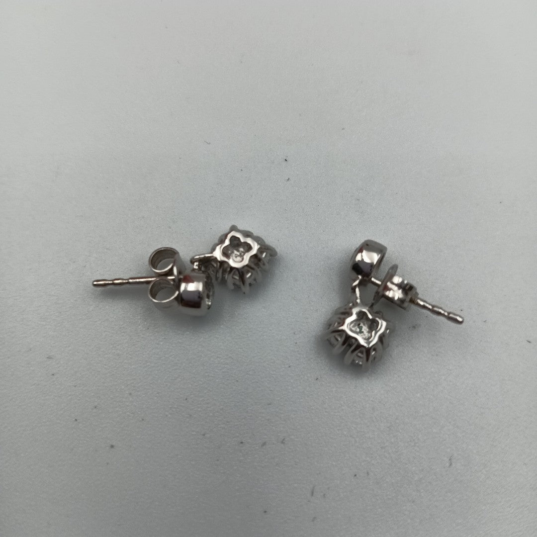 BROQUELES PAR ORO BLANCO 14 K 2,80 GRMS (SEMINUEVO)