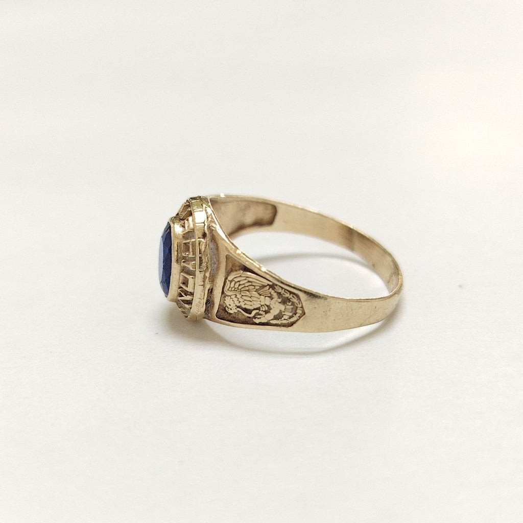 ANILLO DE GRADUACIÓN ORO 10 K 2 GRMS (SEMINUEVO)