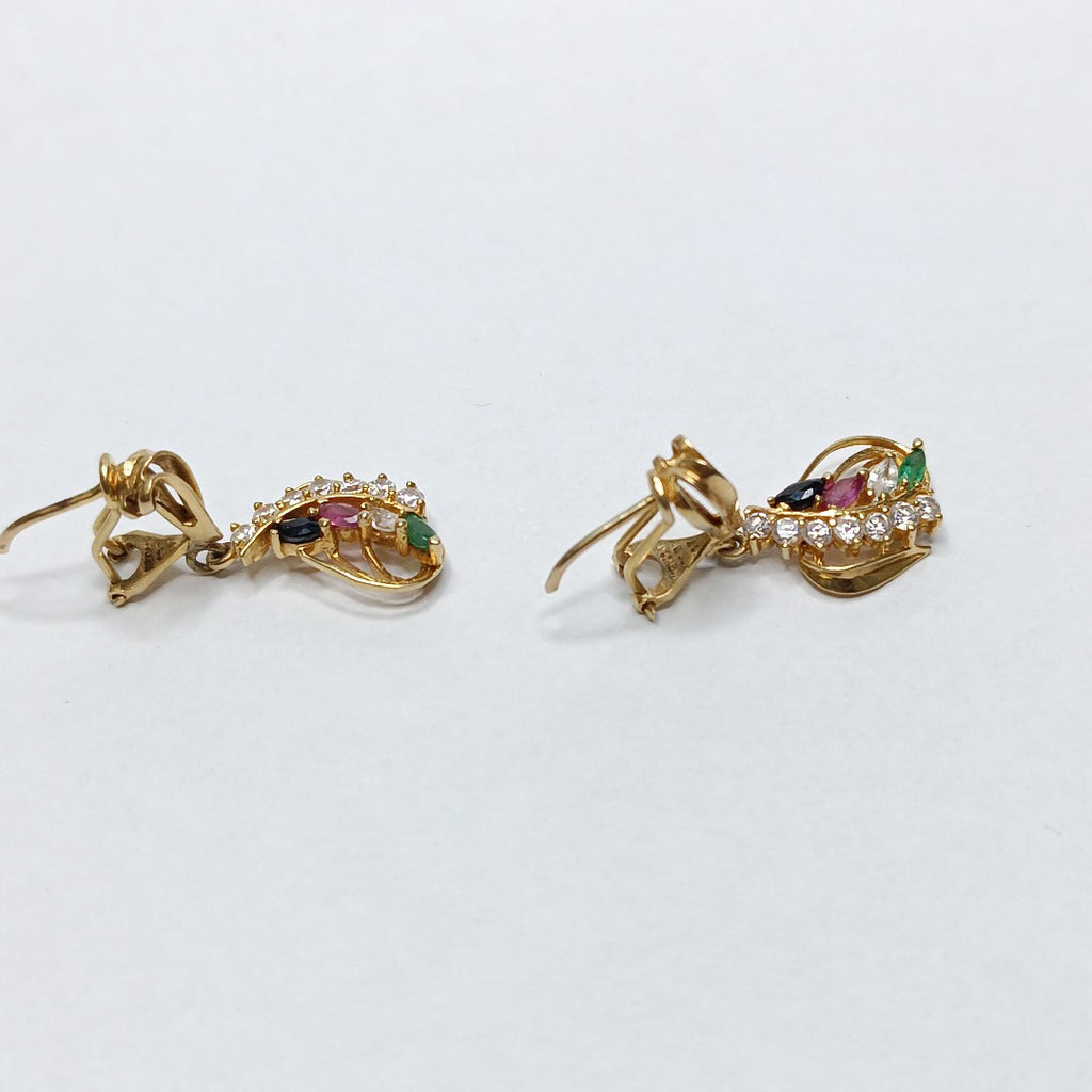 ARETES PAR ORO 10 K 5.2 GRMS (SEMINUEVO)