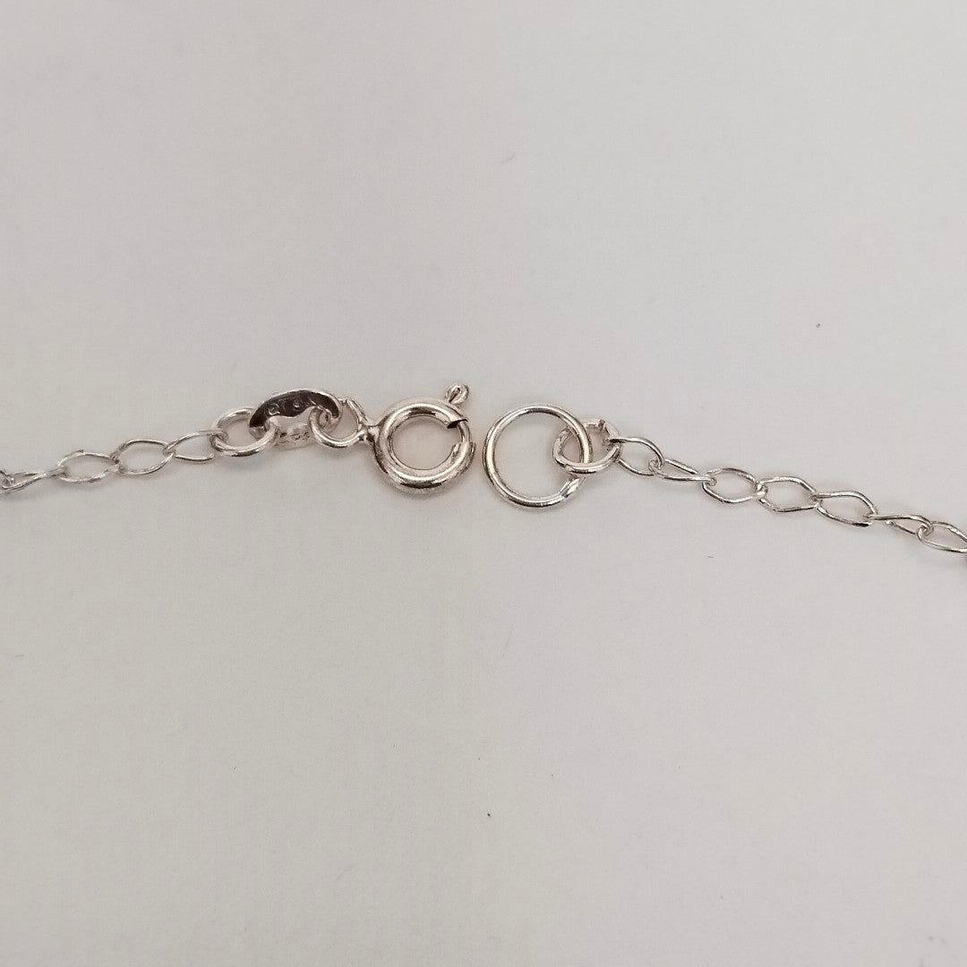 PULSERA TEJIDO TEJIDO ESPECIAL PLATA .925 18 CM 1.6 GR (NUEVO)