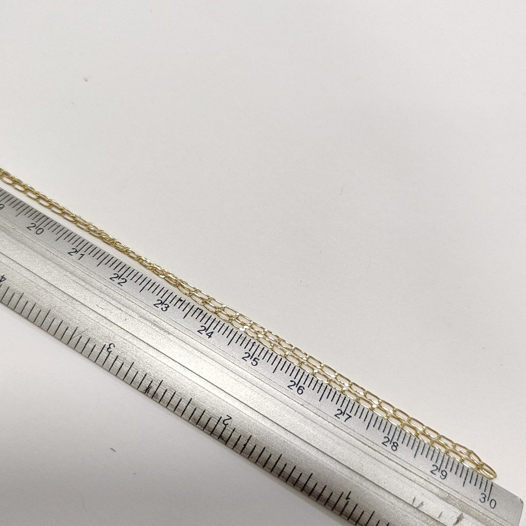 CADENAS TEJIDO ESLABONES ORO 10K 60 CM 2 GR (NUEVO)