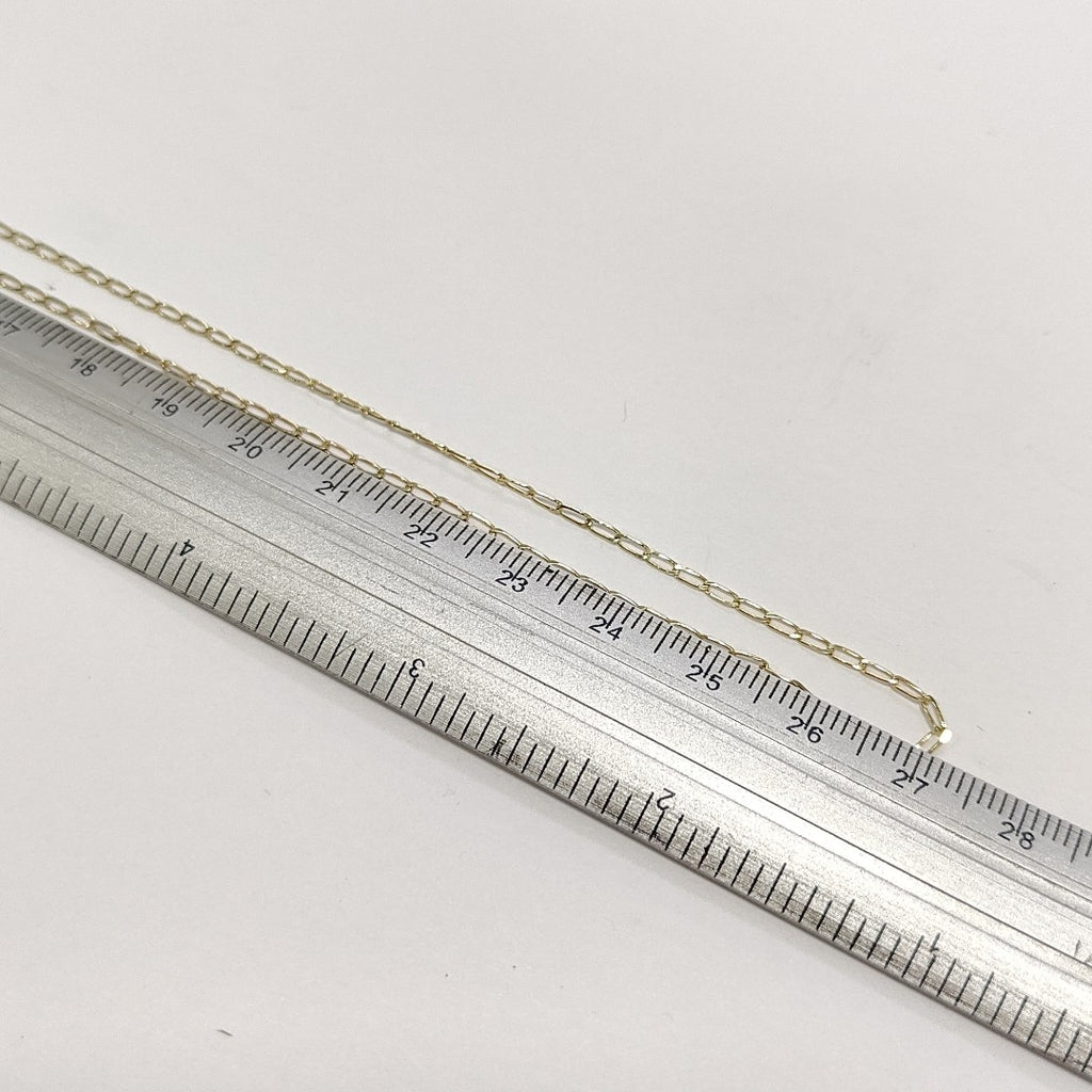 CADENAS TEJIDO ESLABONES ORO 10K 55 CM 1.9 GR (NUEVO)