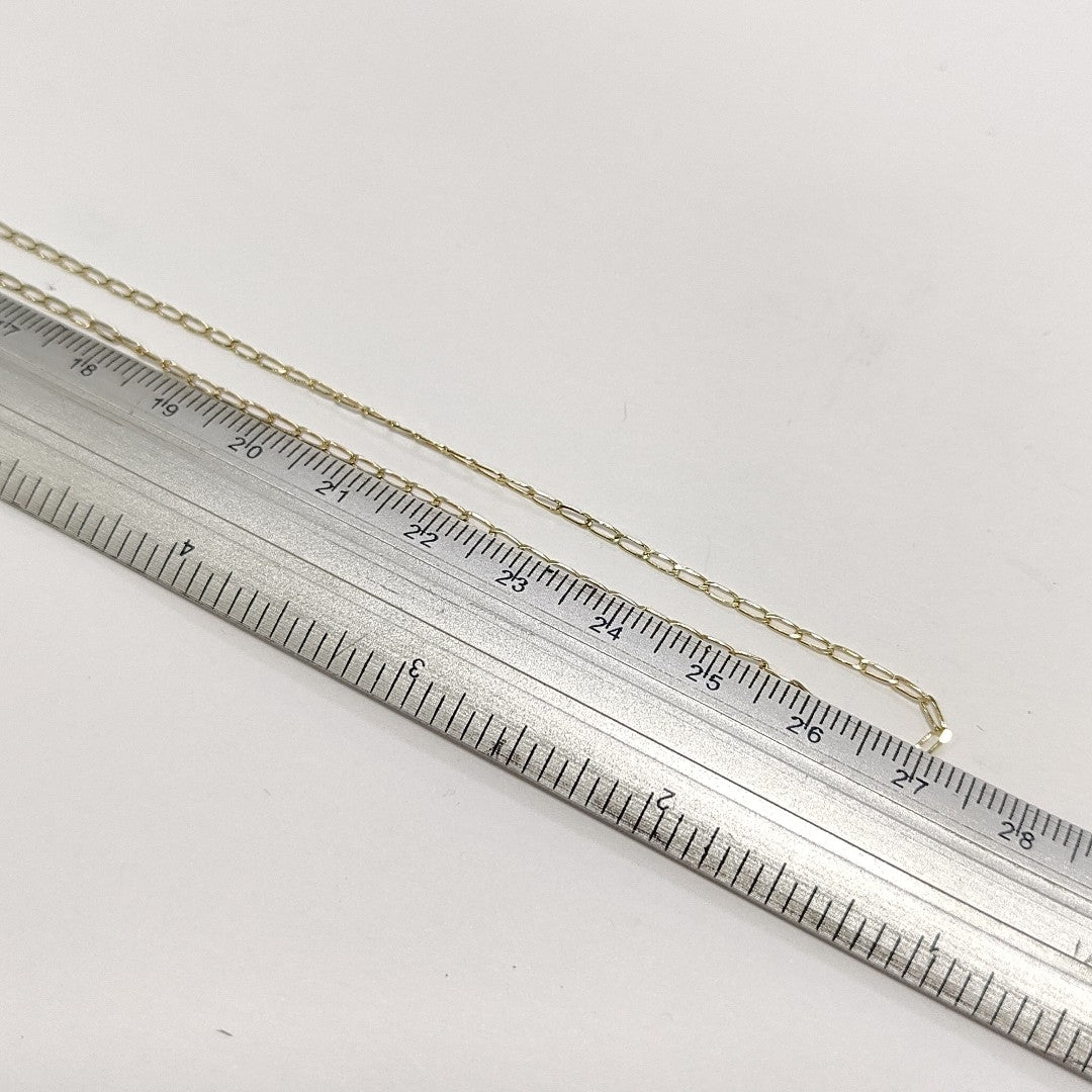 CADENAS TEJIDO ESLABONES ORO 10K 55 CM 1.9 GR (NUEVO)