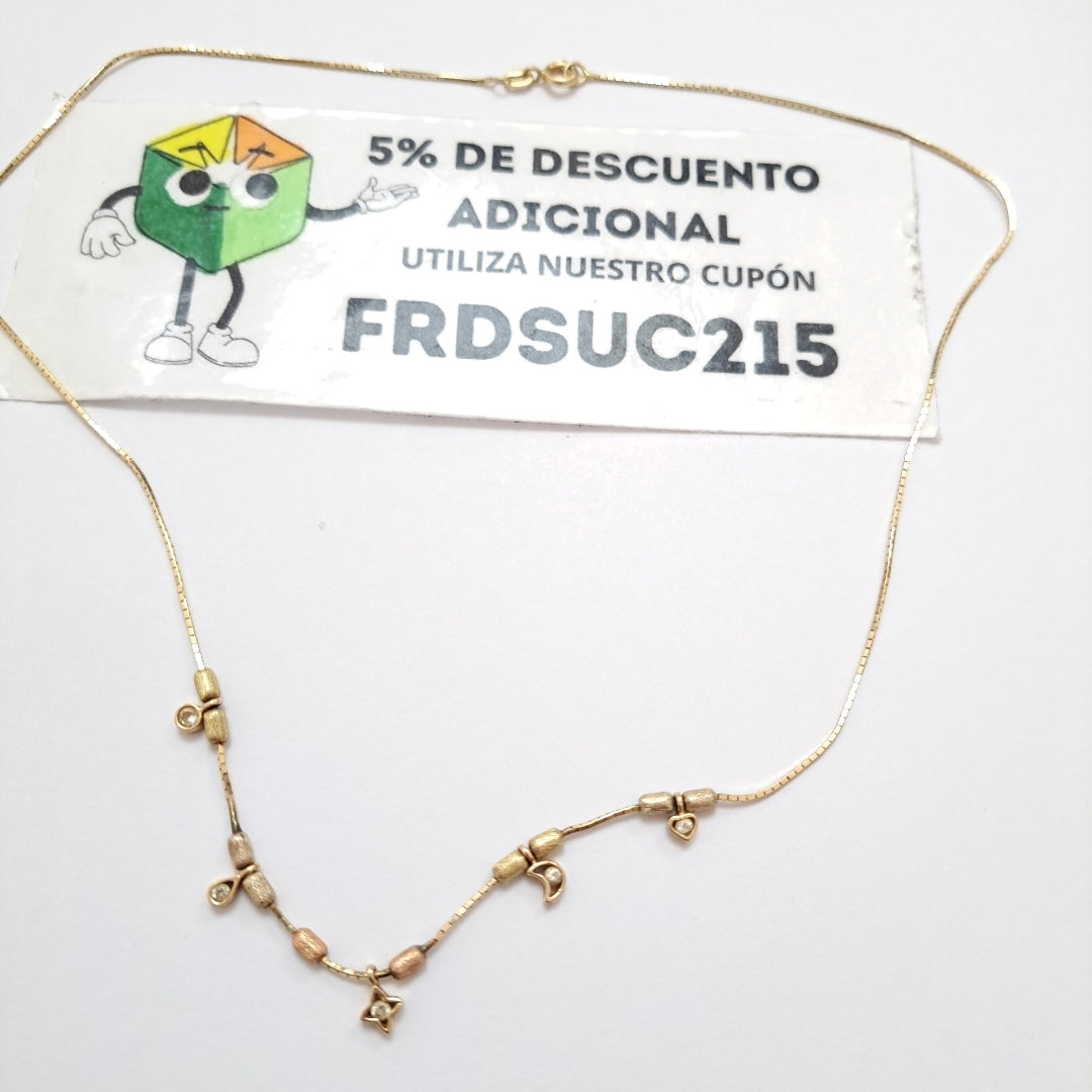 GARGANTILLA ORO 14 K 4,30 GRMS (SEMINUEVO)