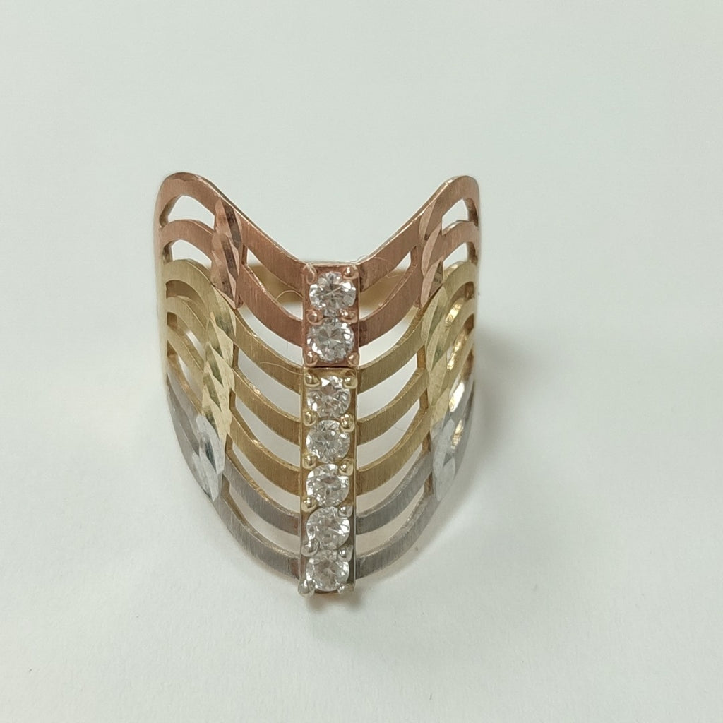 ANILLITO ORO,ORO COMBINADO 14 K 4,40 GRMS (SEMINUEVO)
