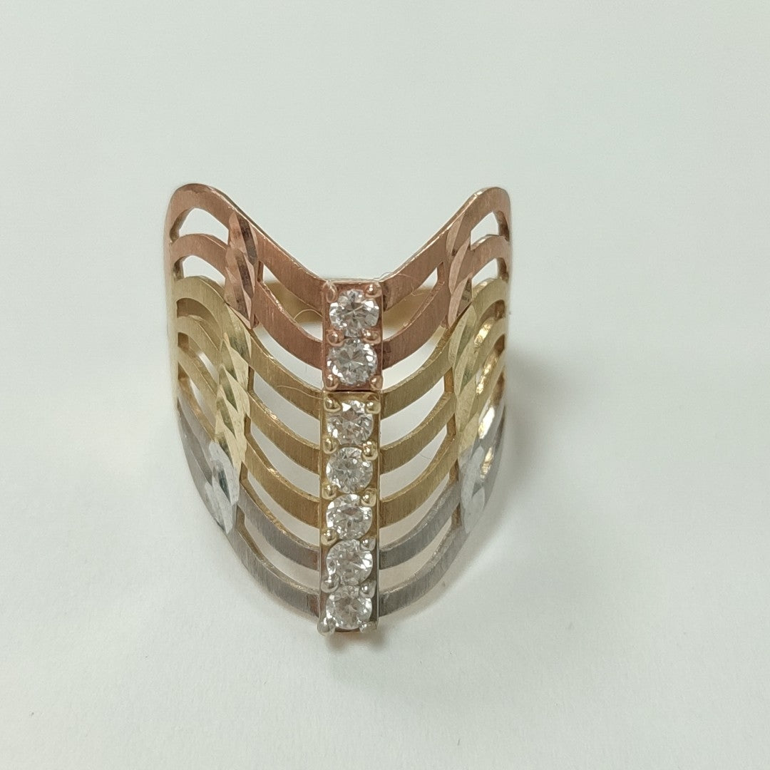 ANILLITO ORO,ORO COMBINADO 14 K 4,40 GRMS (SEMINUEVO)