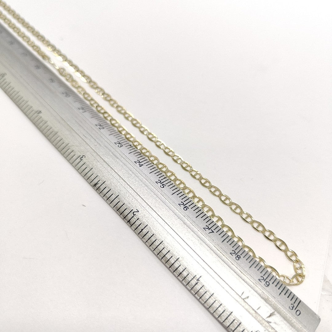 CADENAS TEJIDO GUCHI ORO 10K 60 CM 4.4 GR (NUEVO)